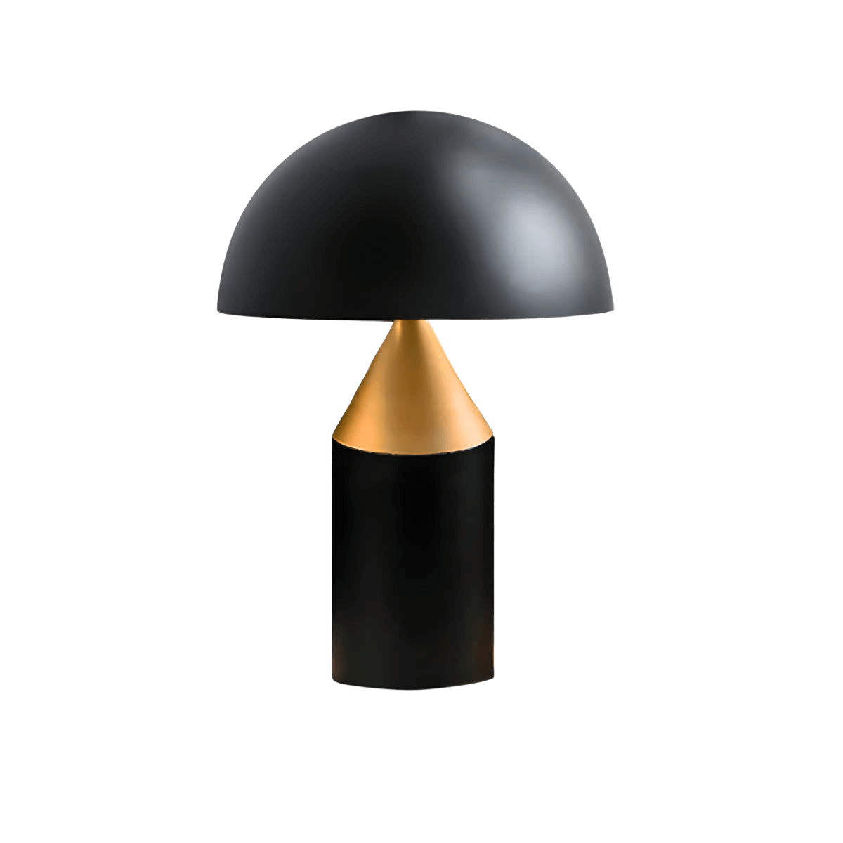 Elegant Bordlampe i Metal og Glas - Vintage Design