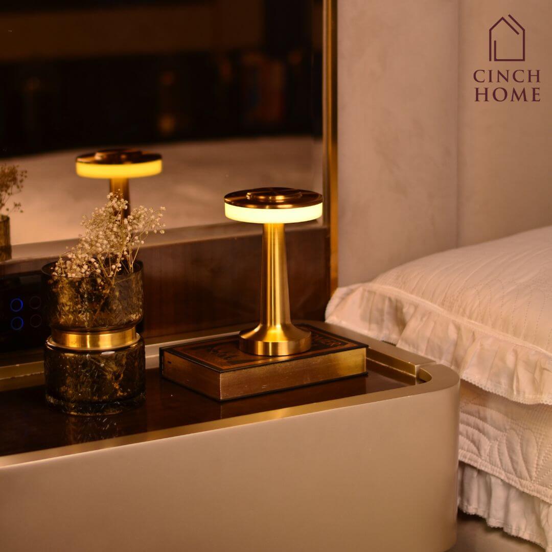 LED Bordlampe - Trådløs - Dæmpbar