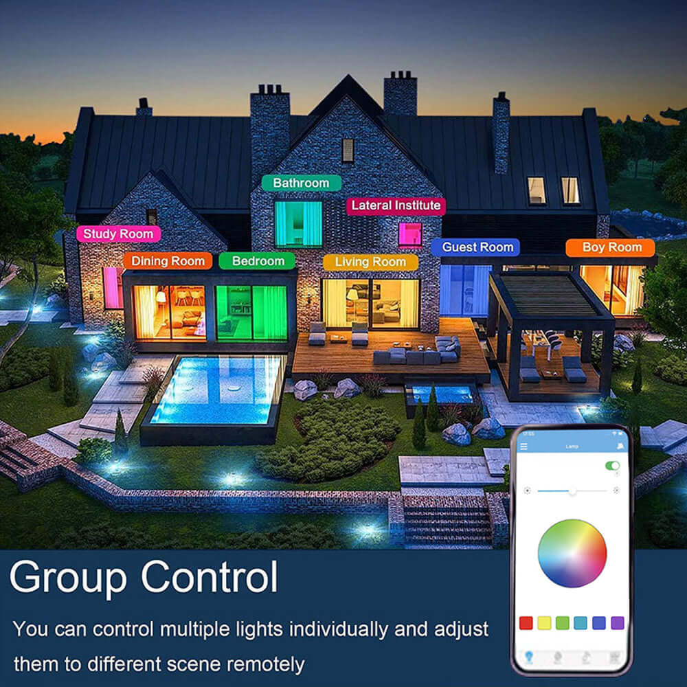 Smart RGB Loftslampe - Moderne Design