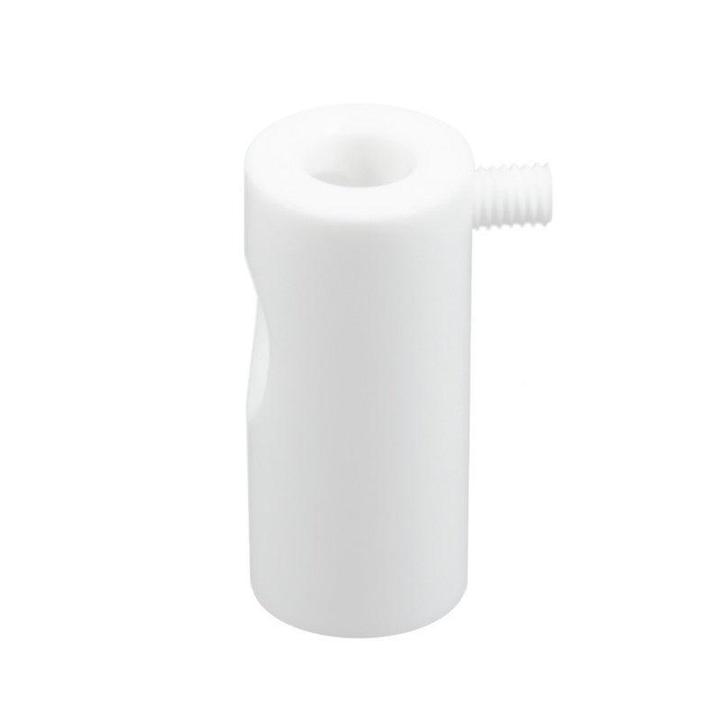 "Hvid decentraliseret loft ophæng til lamper med minimalistisk design, elegant og pladsbesparende, ideel til stilfuldt brug."