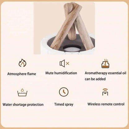 Flamme Luftfugter Bordlampe