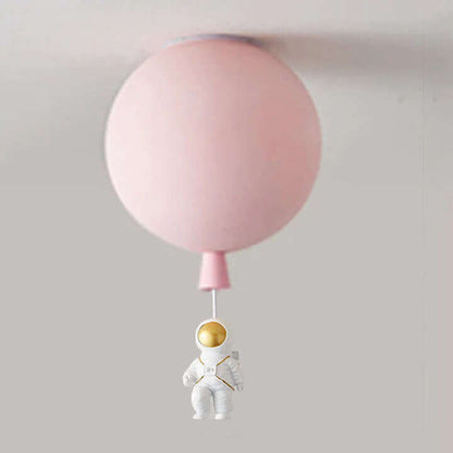 Moderne Måne Astronaut LED Loftslampe