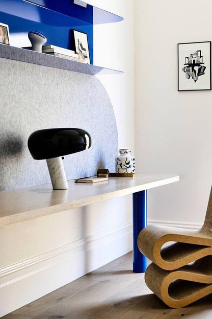 Elegant Marmor Bordlampe 28/40cm