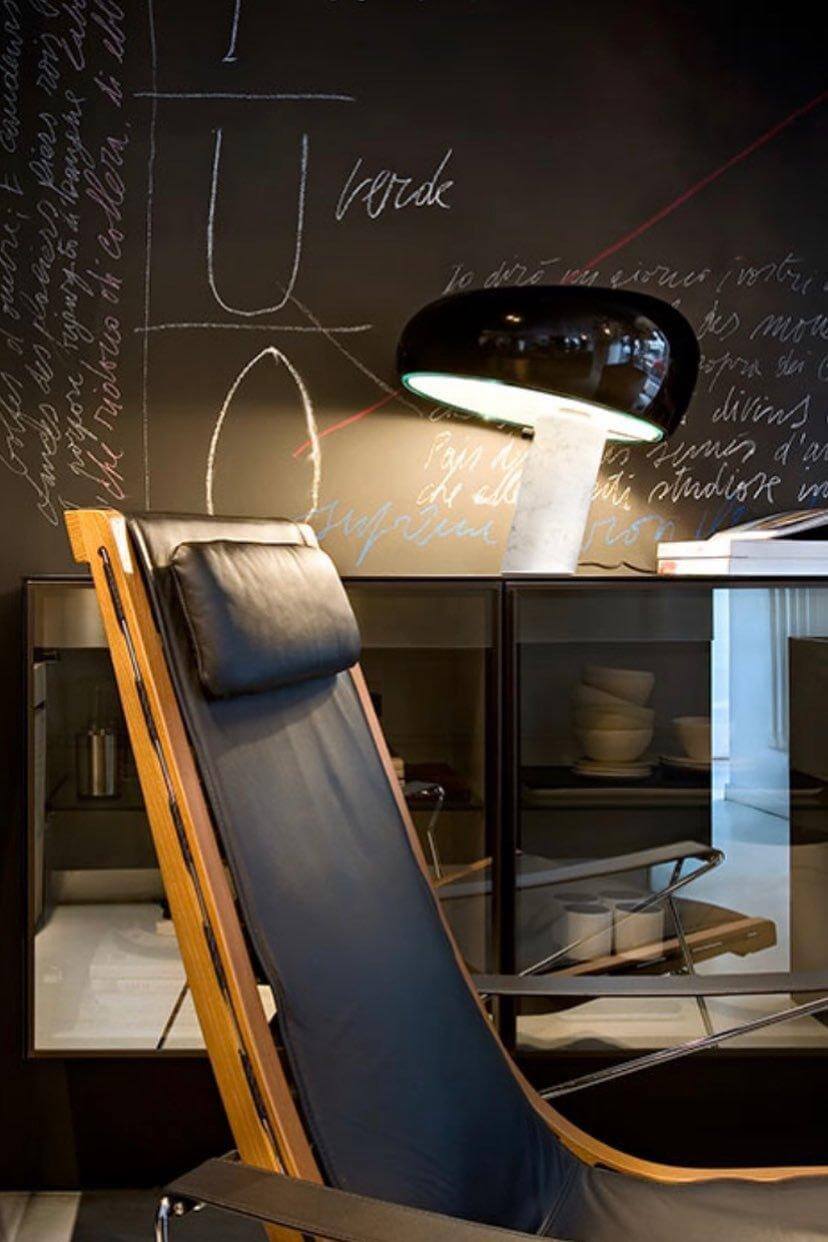 Elegant Marmor Bordlampe 28/40cm