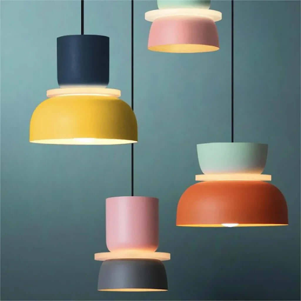 Farverig Nordisk Pendel - Akryl Design