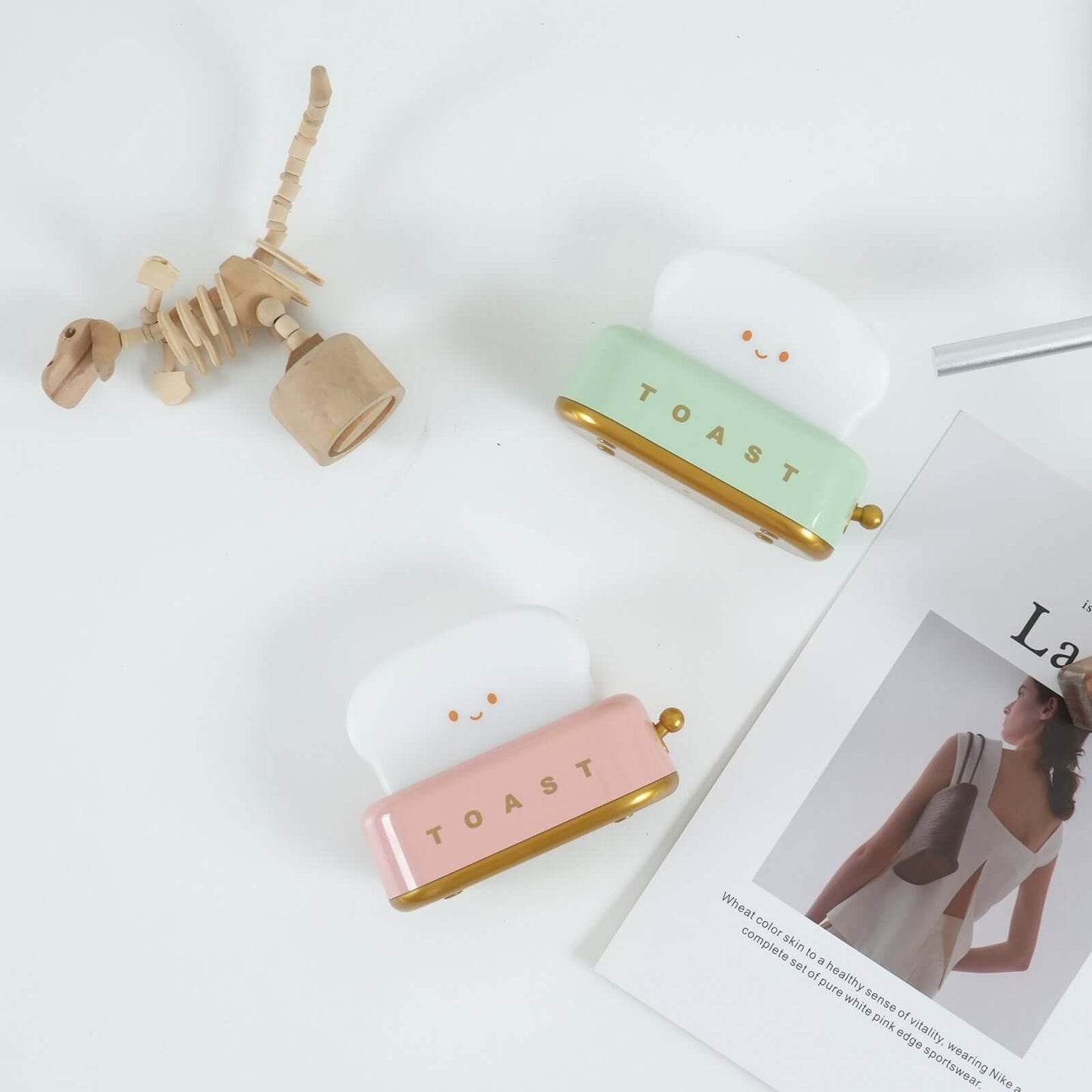 Genopladelig Brødrister Natlampe - Hyggelig Dekoration