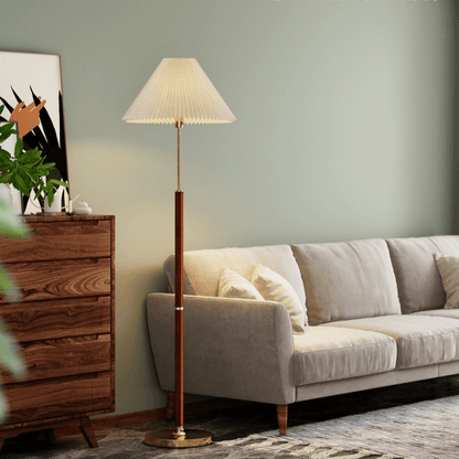 Elegant Gulvlampe i Rispapir - Skab Hygge