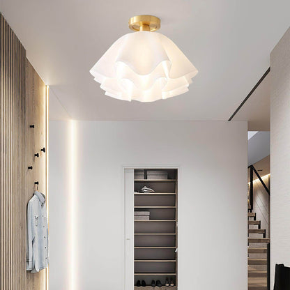 Moderne Kobber Loftslampe - Dia 30/40cm