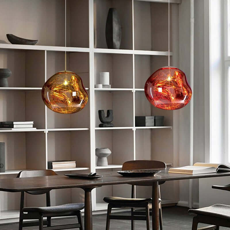 Smeltende Pendellampe, Moderne Design, Metal