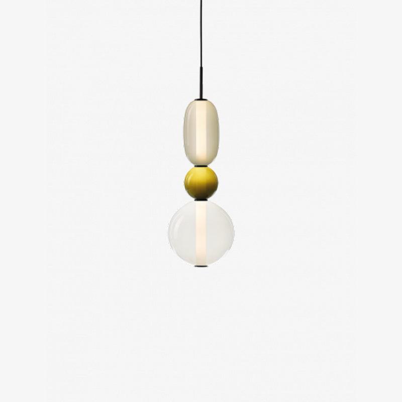 Farverig Glas Pendel - Moderne Designlampe