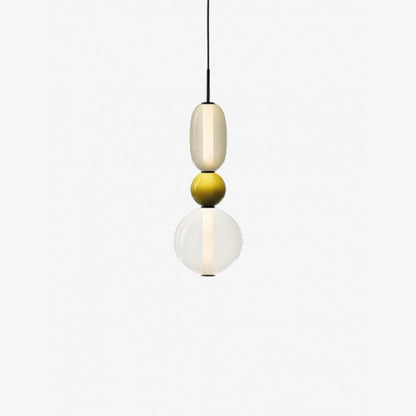 Farverig Glas Pendel - Moderne Designlampe