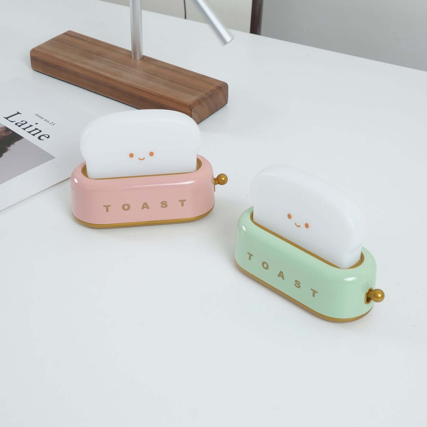 Genopladelig Brødrister Natlampe - Hyggelig Dekoration