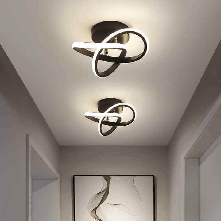 Moderne LED Loftlampe med 3 Ringe