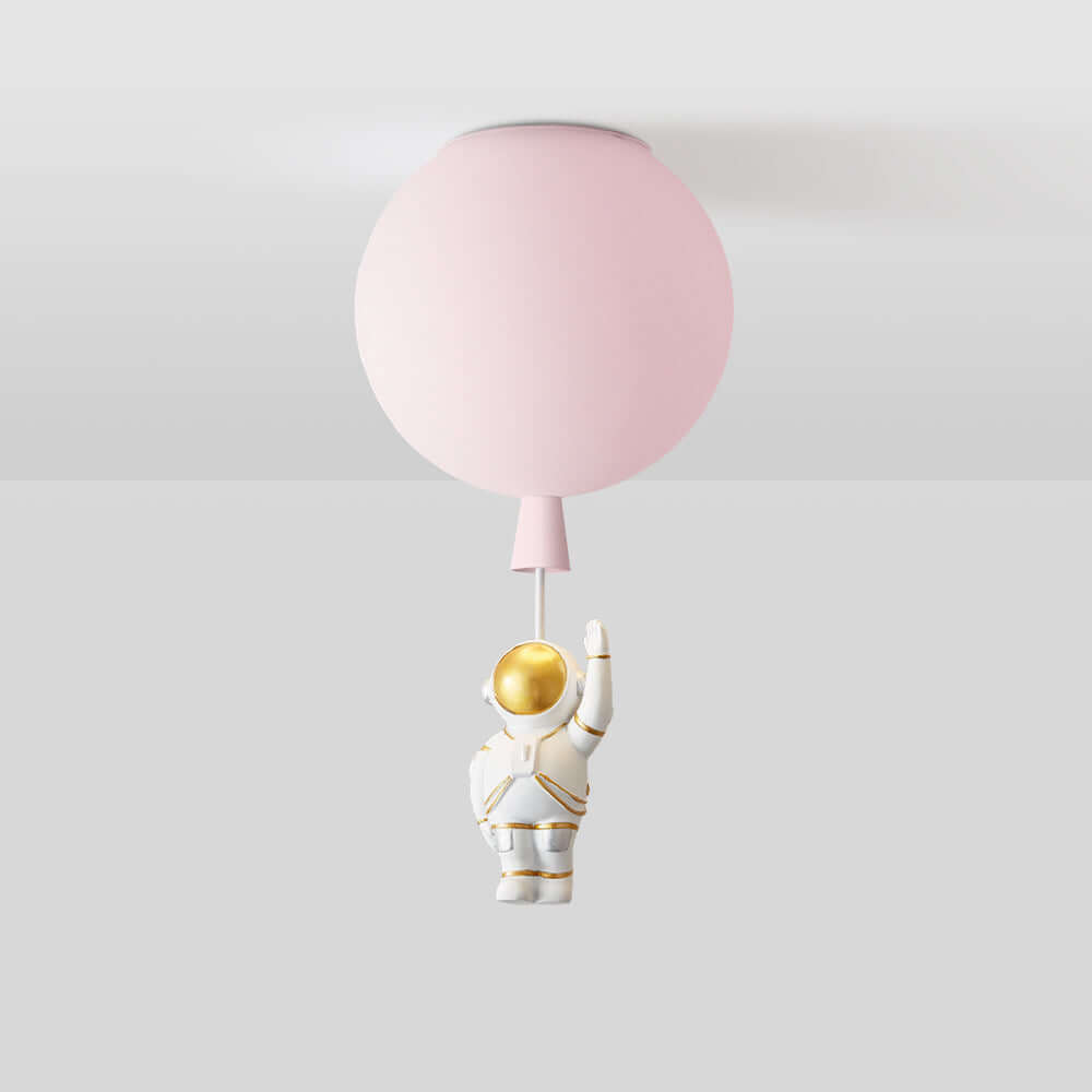 Moderne Måne Astronaut LED Loftslampe