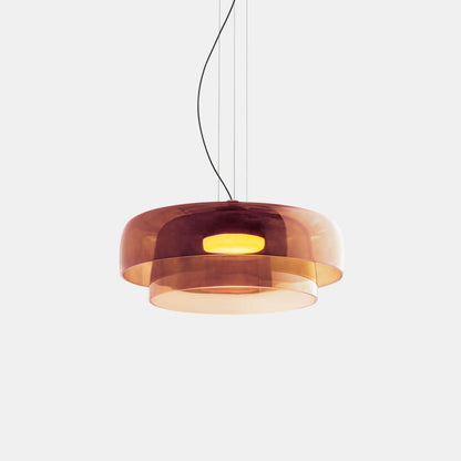 Elegant Glasloftlampe med LED | Justerbar