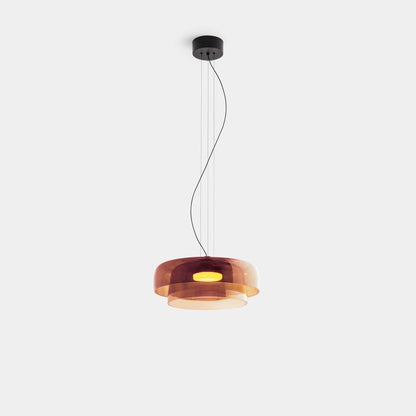 Elegant Glasloftlampe med LED | Justerbar