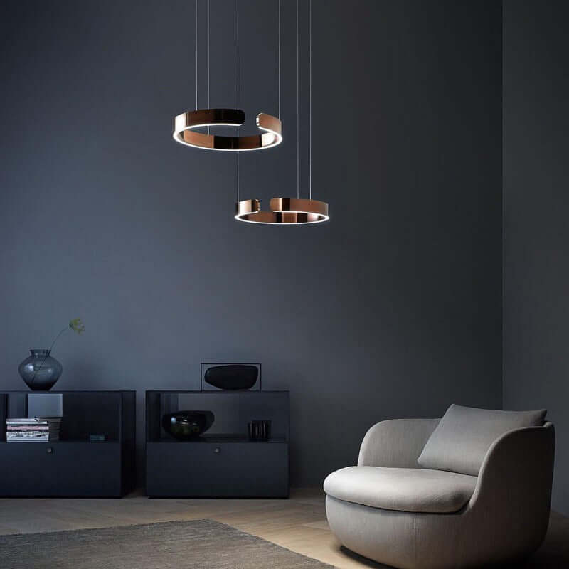 Cirkulær LED Pendel - Moderne Design