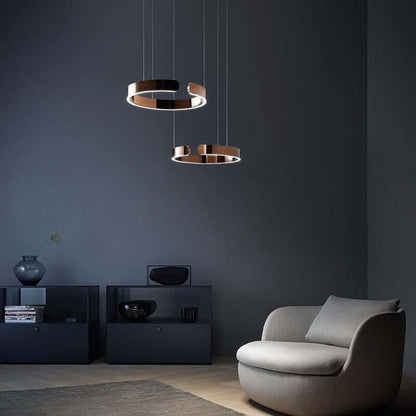 Cirkulær LED Pendel - Moderne Design