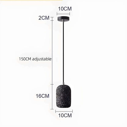 Moderne Cement Pendellampe - Dia 16cm