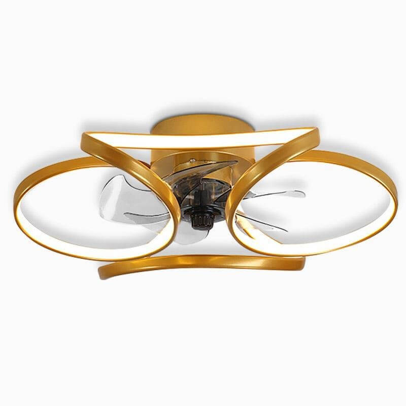 LED Loftlampe m/ Ventilator - Moderne Design