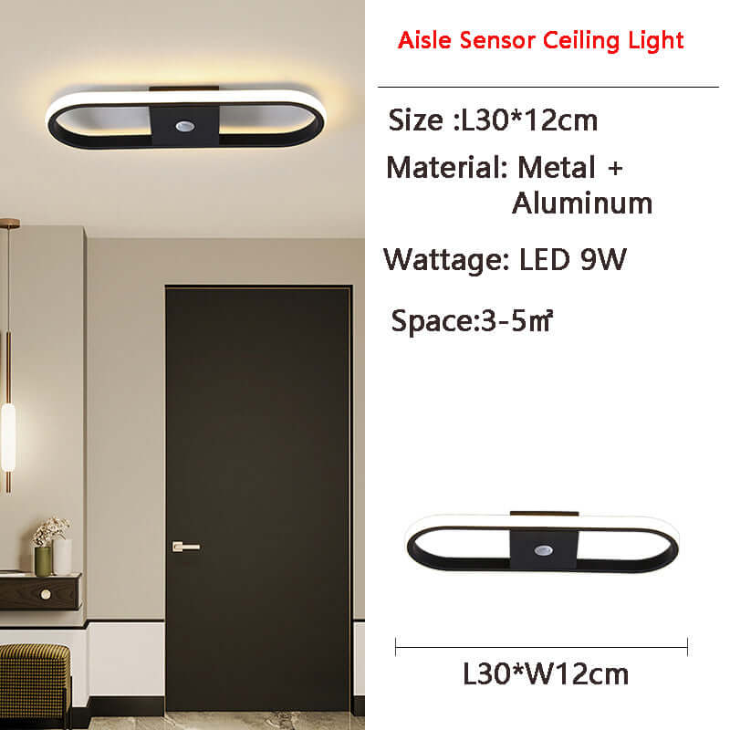 LED Loftslampe med Bevægelsessensor