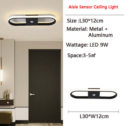 LED Loftslampe med Bevægelsessensor