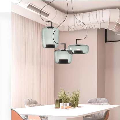 Elegant Pendellampe med Glaskugle - Køkkenlampe