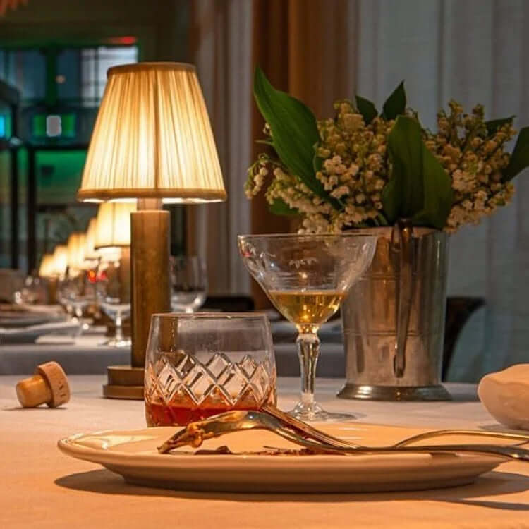 LED Trådløs Metal Bordlampe