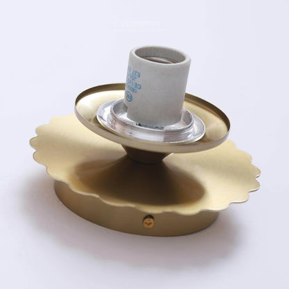 Elegant Væglampe i Glas og Metal - 20cm