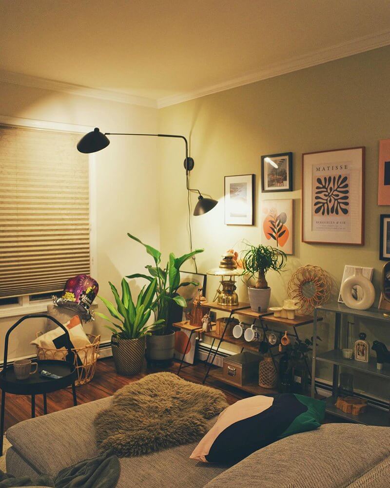 Justerbar Væglampe i Metal