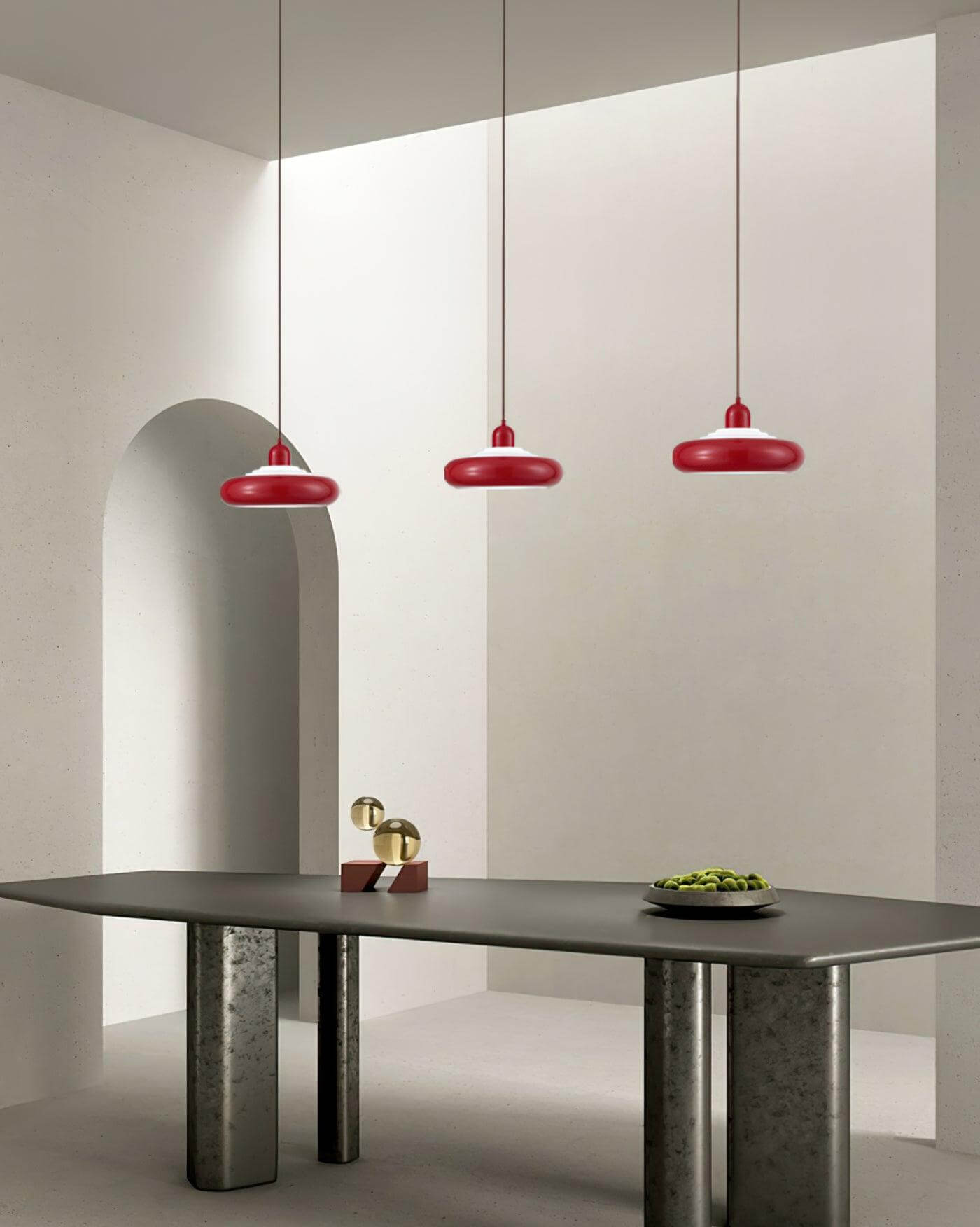 Elegant Pendellampe i Metal og Akryl - 36cm