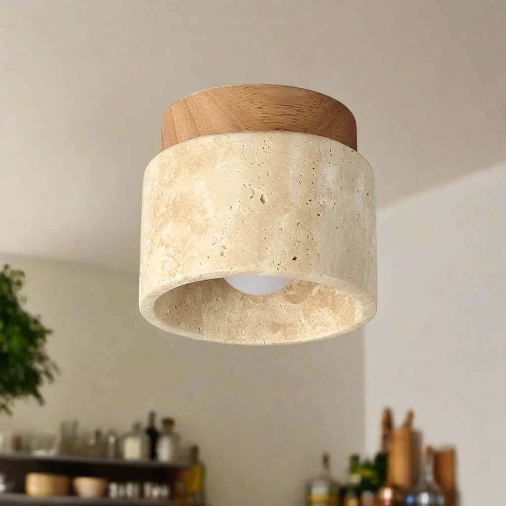 Elegant Loftslampe i Flødestil - Dia 12cm