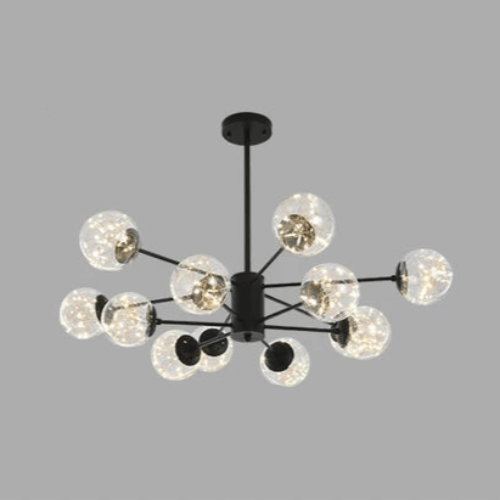 Elegant Glaskugle Lysekrone