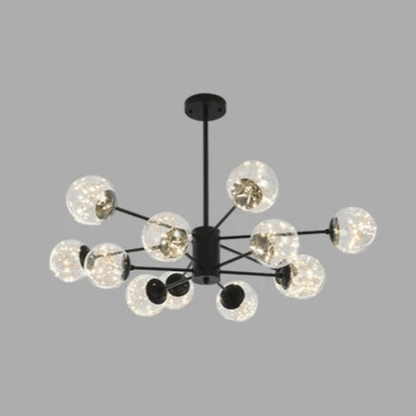 Elegant Glaskugle Lysekrone