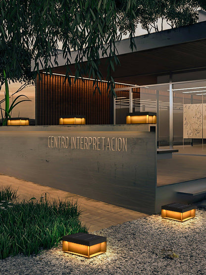 Udendørs LED Stolpelampe med Solenergi