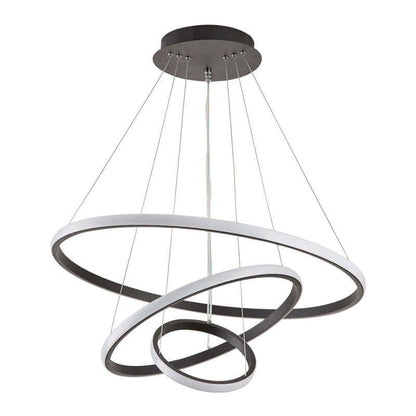 Moderne LED Loftslampe med 3 Ringe, Dæmpbar