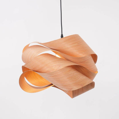 Elegant Træ Pendellampe | Moderne Design