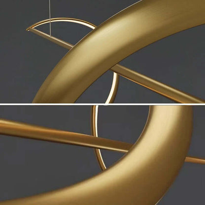 Moderne LED-Pendel i Metal/Akryl - 120/140 cm