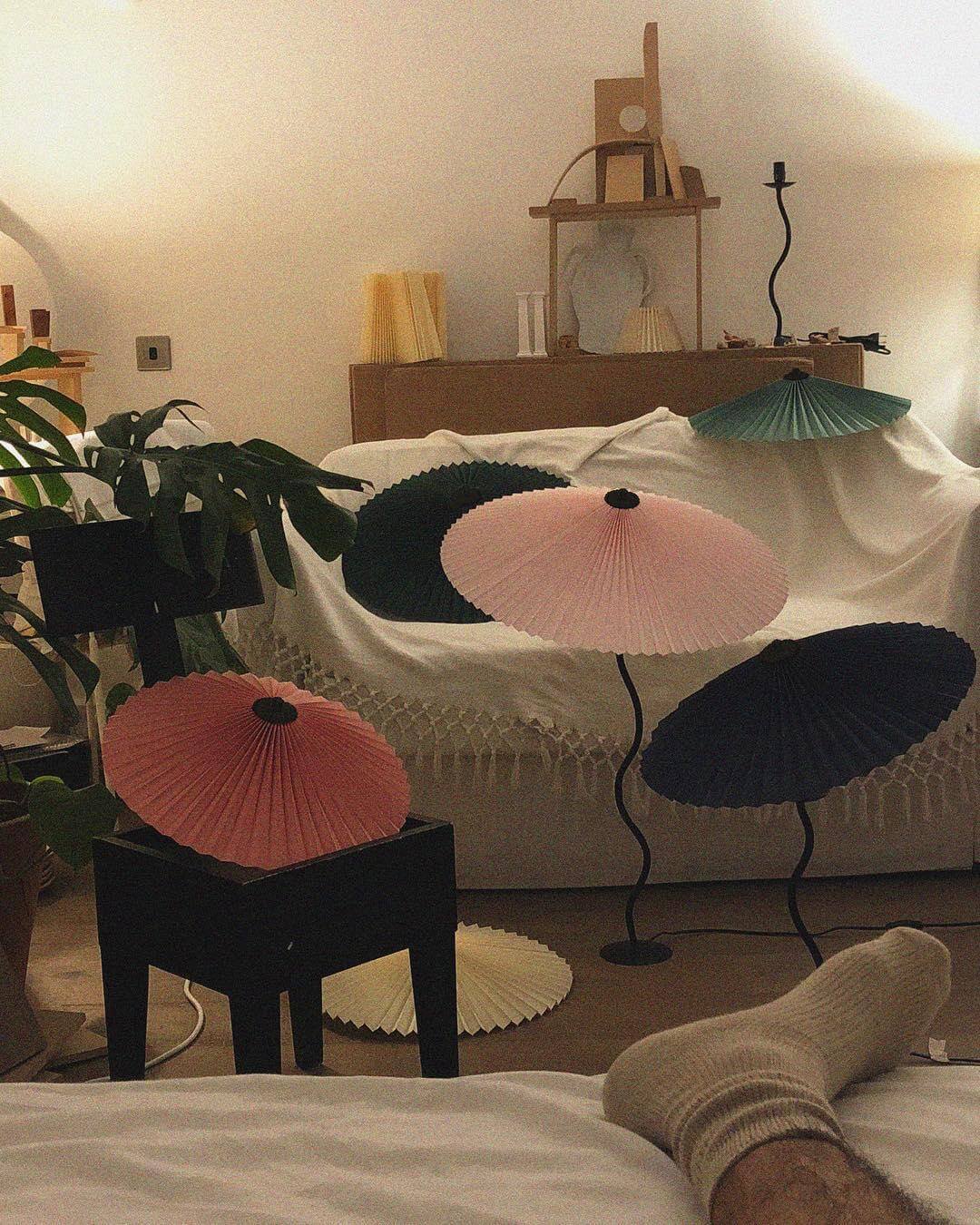 Designer Bordlampe i Metal - 43cm