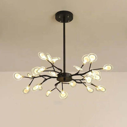 Moderne Akryl Lysekrone - LED Firefly Design