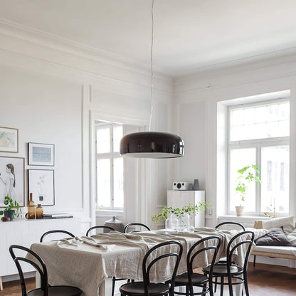 Moderne Pendellampe i Aluminium og Polykarbonat