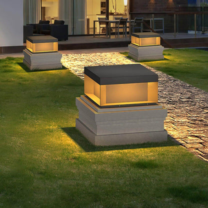 Udendørs LED Stolpelampe med Solenergi