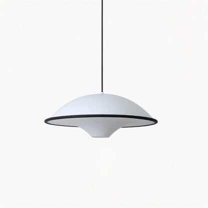 Moderne UFO Pendellampe i Akryl & Metal - Ø45cm