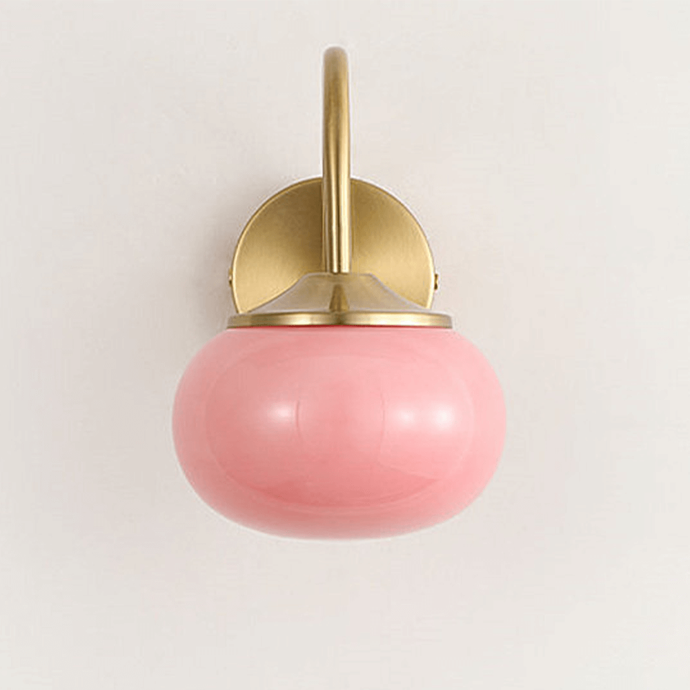 Skandinavisk Væglampe i Jern - 14x23 cm