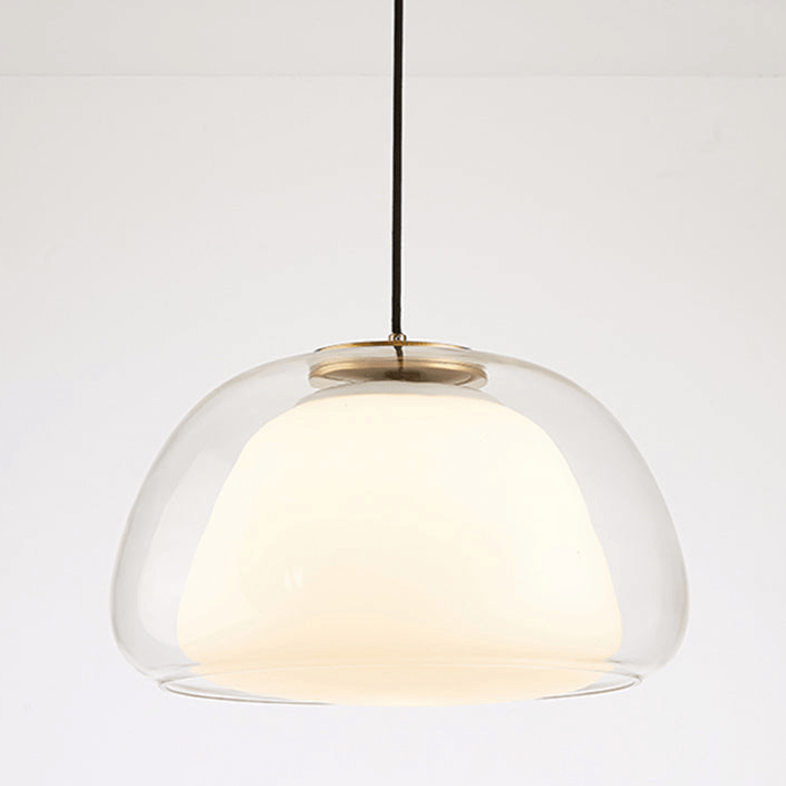Elegant Jelly Pendellampe i Mælkeglas