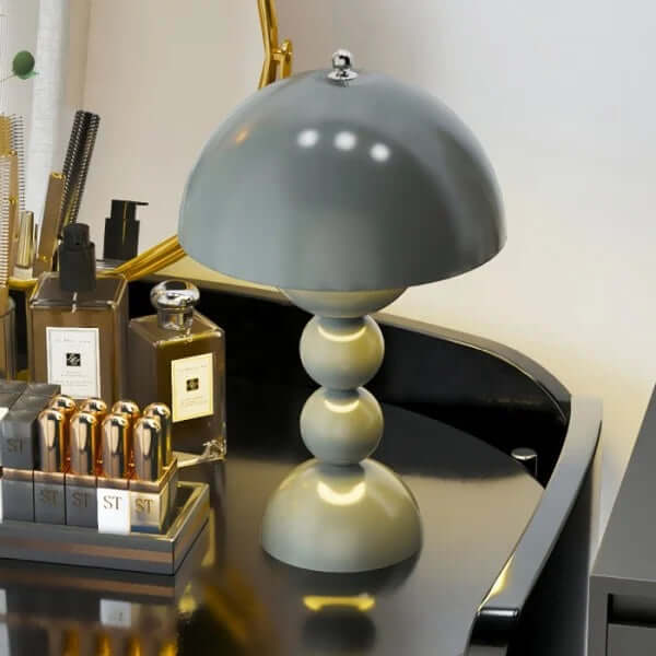 Bærbar LED Bordlampe med Blomsterdesign