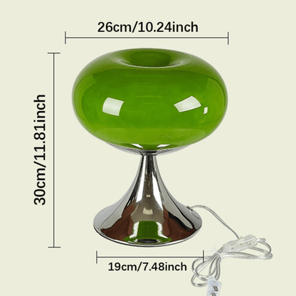 Elegant Æble Bordlampe i Antik Stil