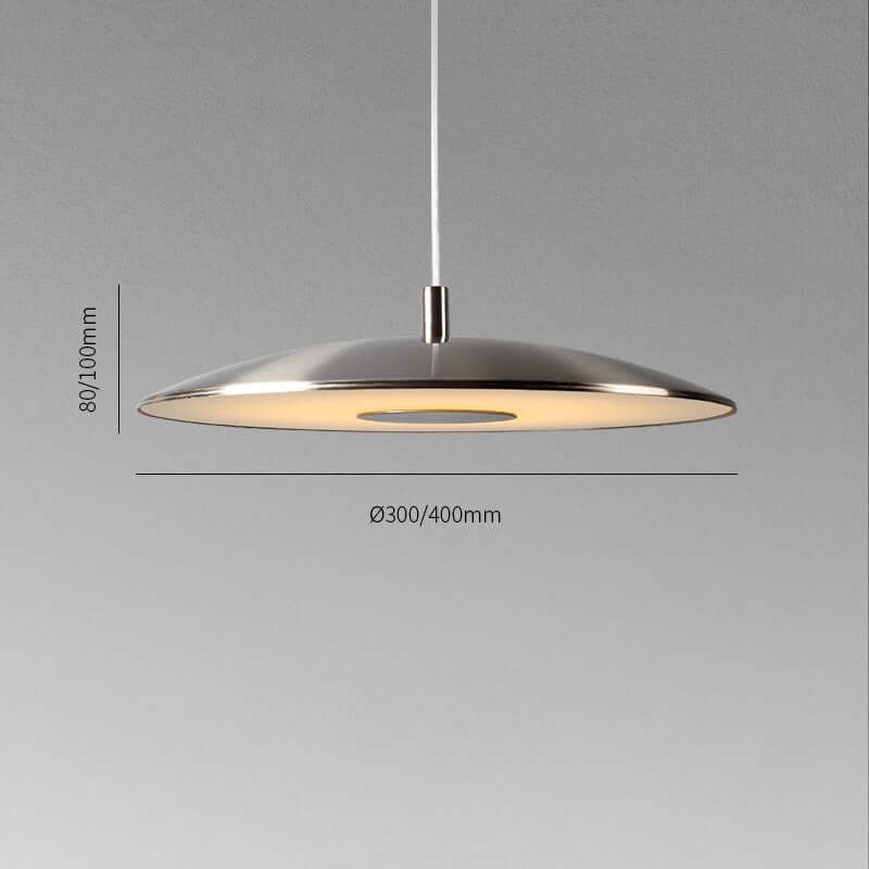 Moderne LED-pendel i jernnikkel - 30/40cm