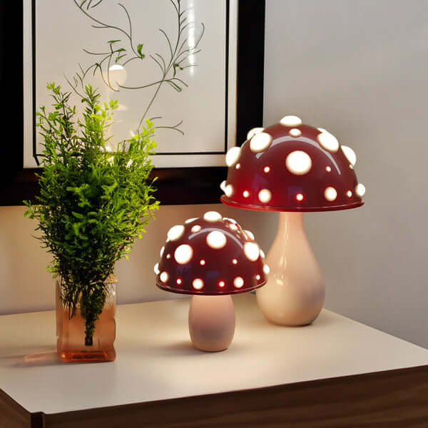 LED Bordlampe Svampedesign - Amanita