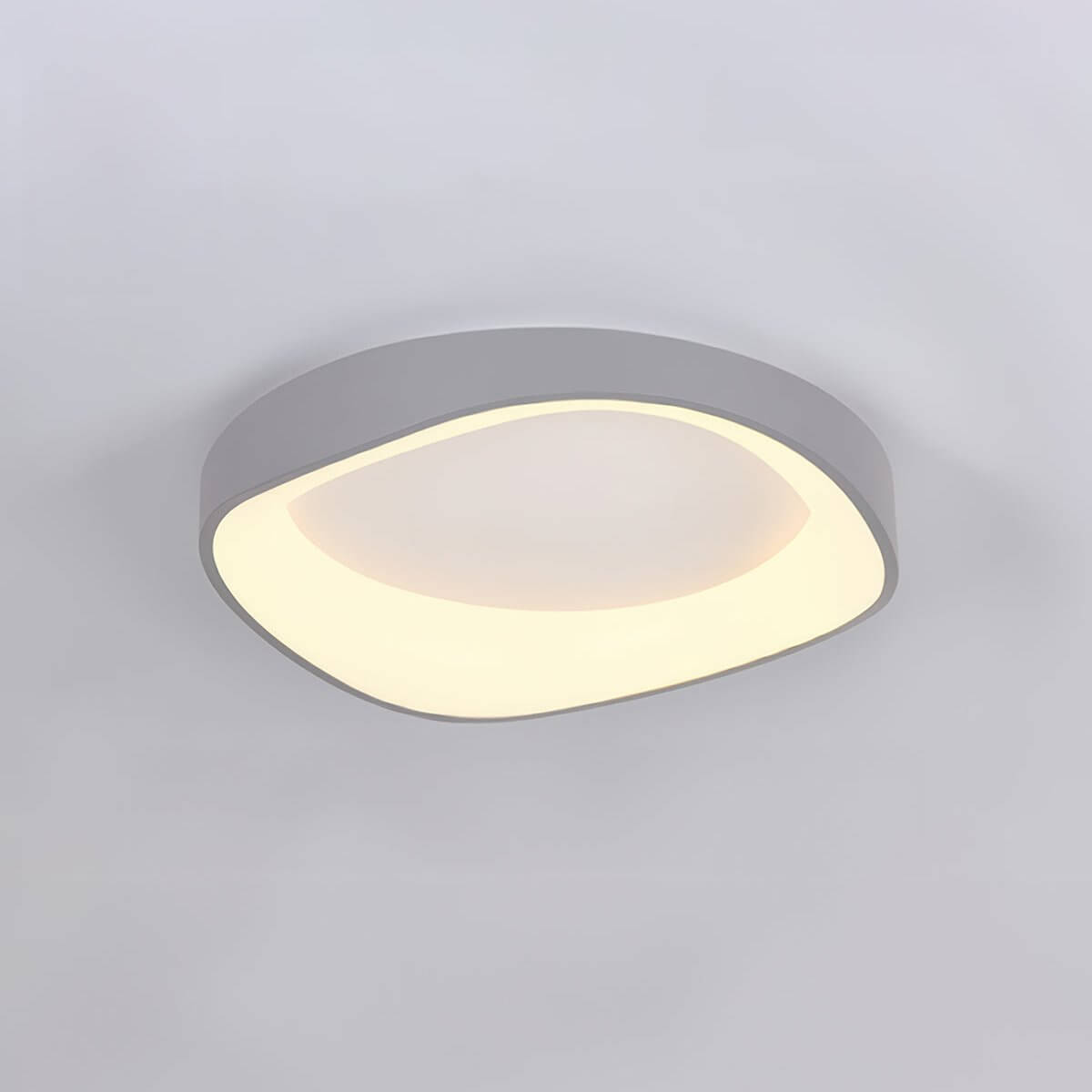 Moderne LED Loftslampe i Trædesign - 40/50/60cm